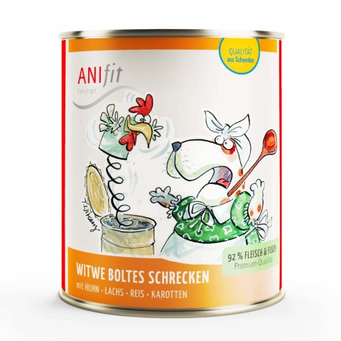 Dog Accessories Wet pet food Widow Bolte's Scare (Witwe Boltes Schrecken) 810g 6 Piece -1- Anifit